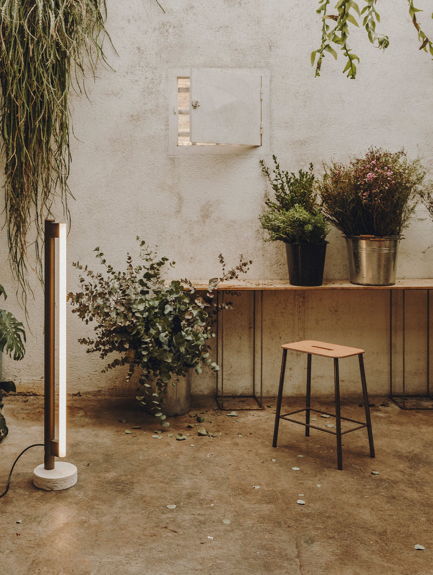 Adam Stool Leather by Frama