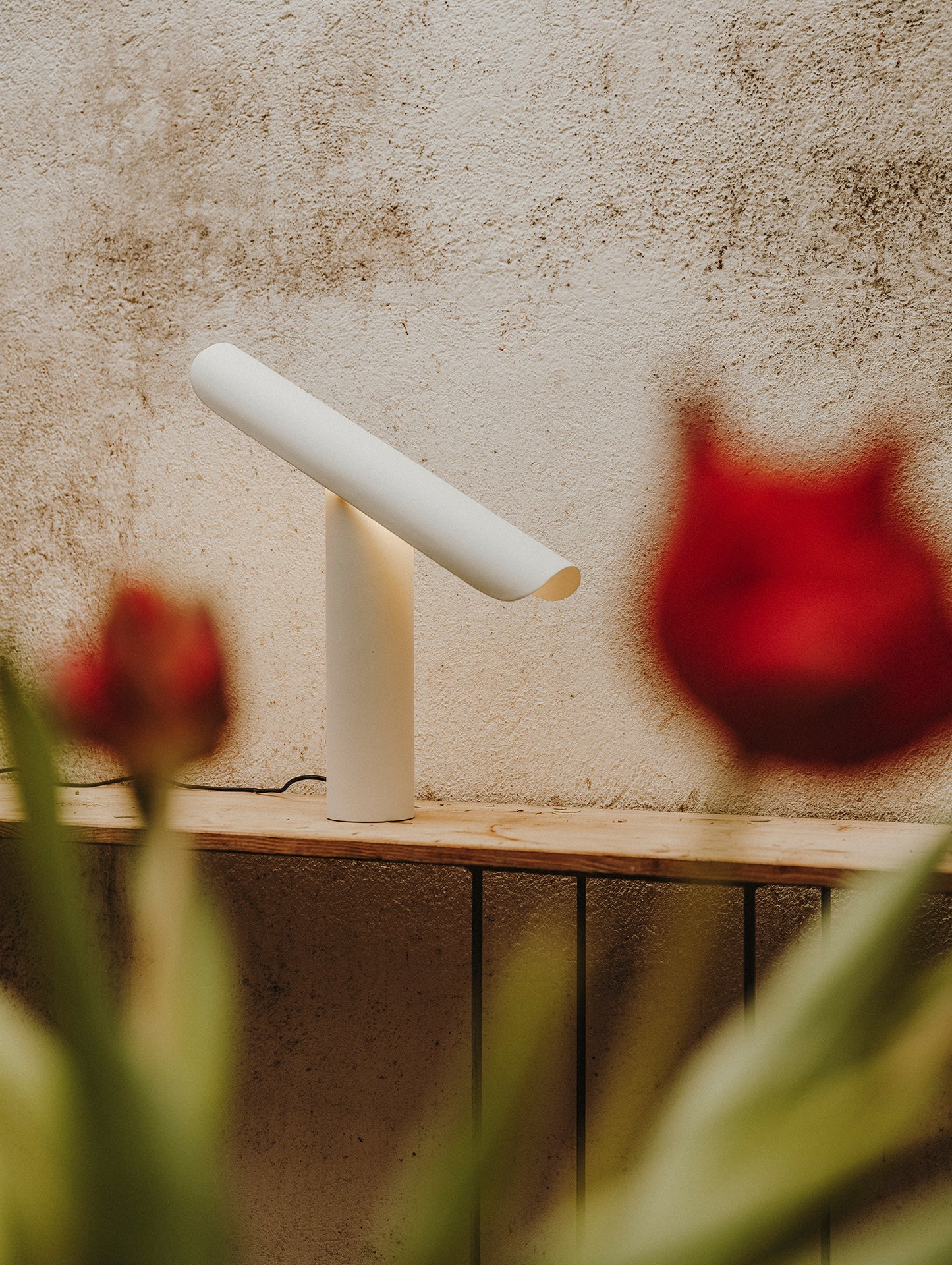 T Lamp by Frama - White Powder Coated Steel