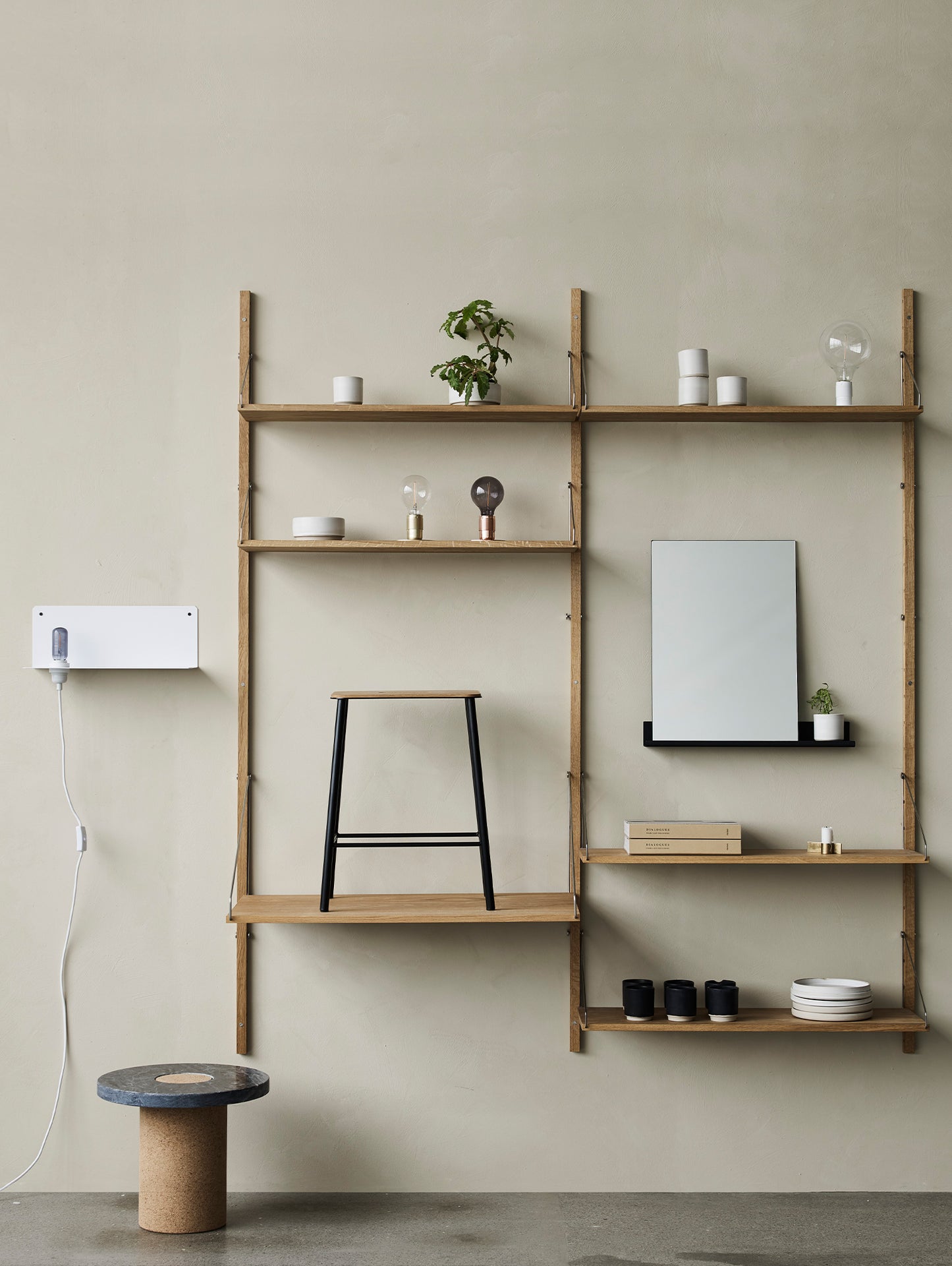 Adam Stool Oak by Frama