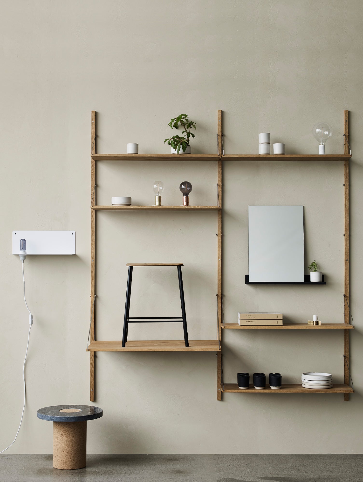 Adam Stool Oak by Frama