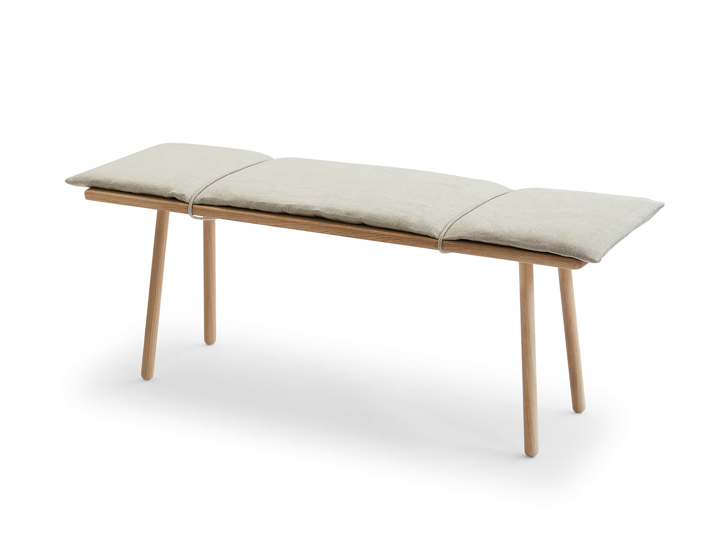 Georg Bench / Untreated Oak / Linen by Skagerak