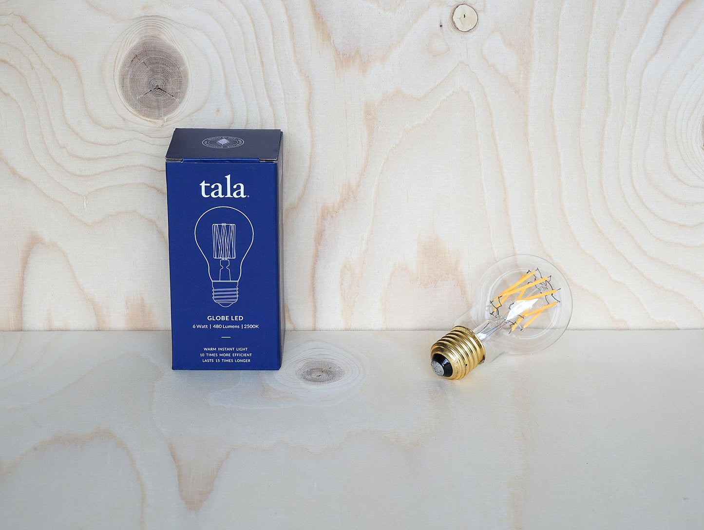 Globe 6 Watt LED bulb by Tala