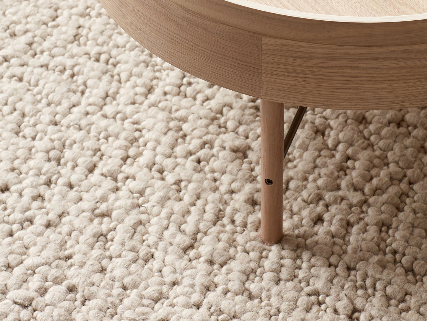 Ivory Gravel Rug by Menu