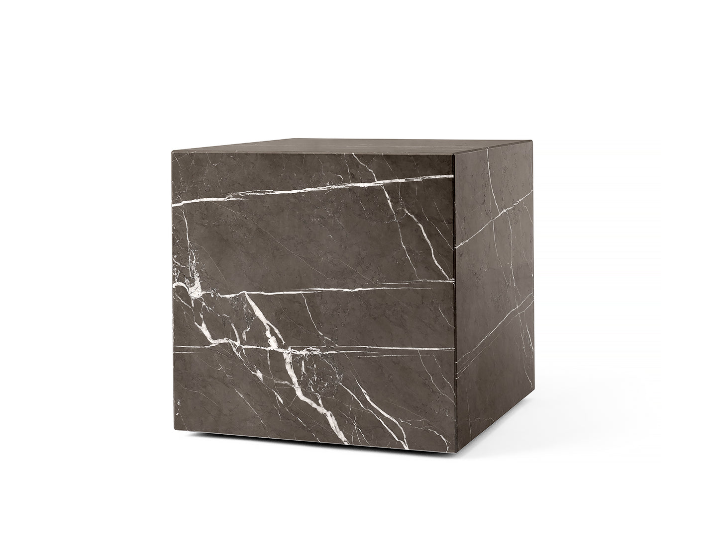Plinth Cubic - Kendzo Marble - by Menu