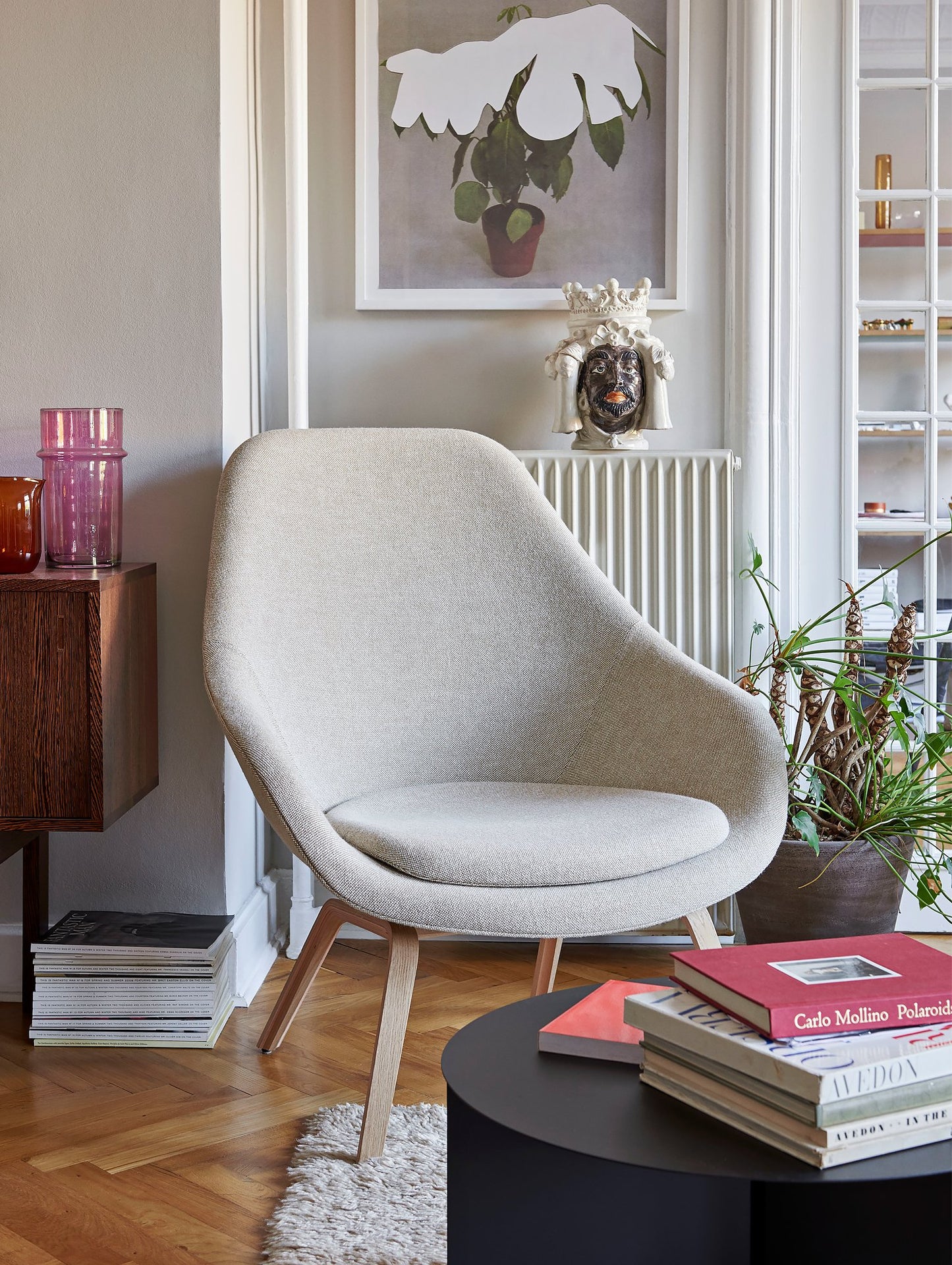 HAY AAL 93 - Hallingdal 220, Matt Lacquered Oak Frame