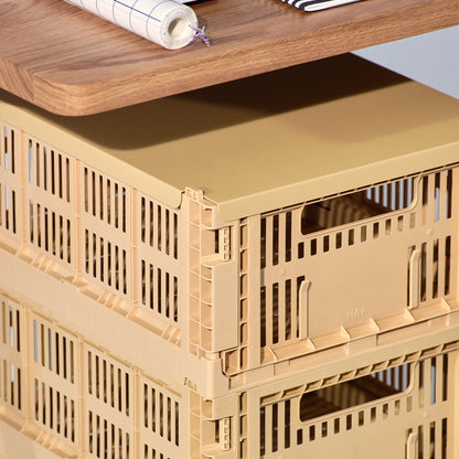 Colour Crate Lid by HAY - Medium / Golden Yellow