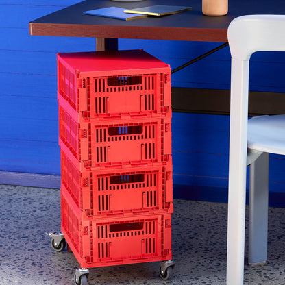Colour Crate Lid by HAY - Medium / Red