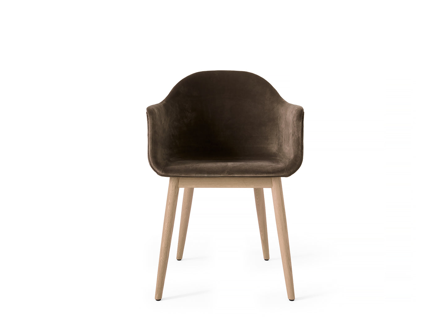 Harbour Chair, Natural Oak Base, City Velvet 078