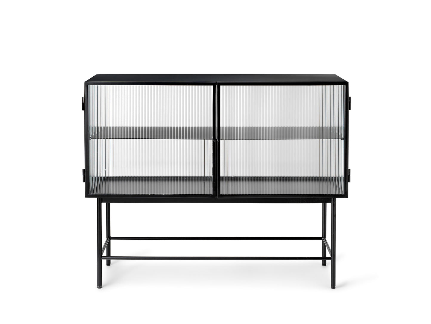 Ferm Living Haze Sideboard - Cashmere/Ripple Glass