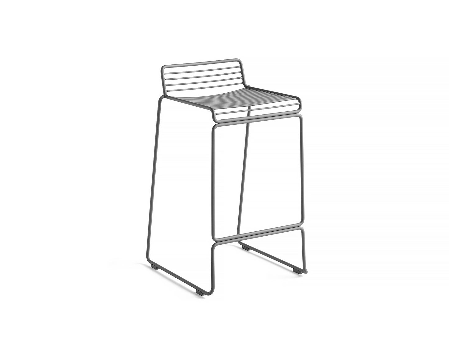 Hee Bar Stools - Asphalt Grey, 65 cm