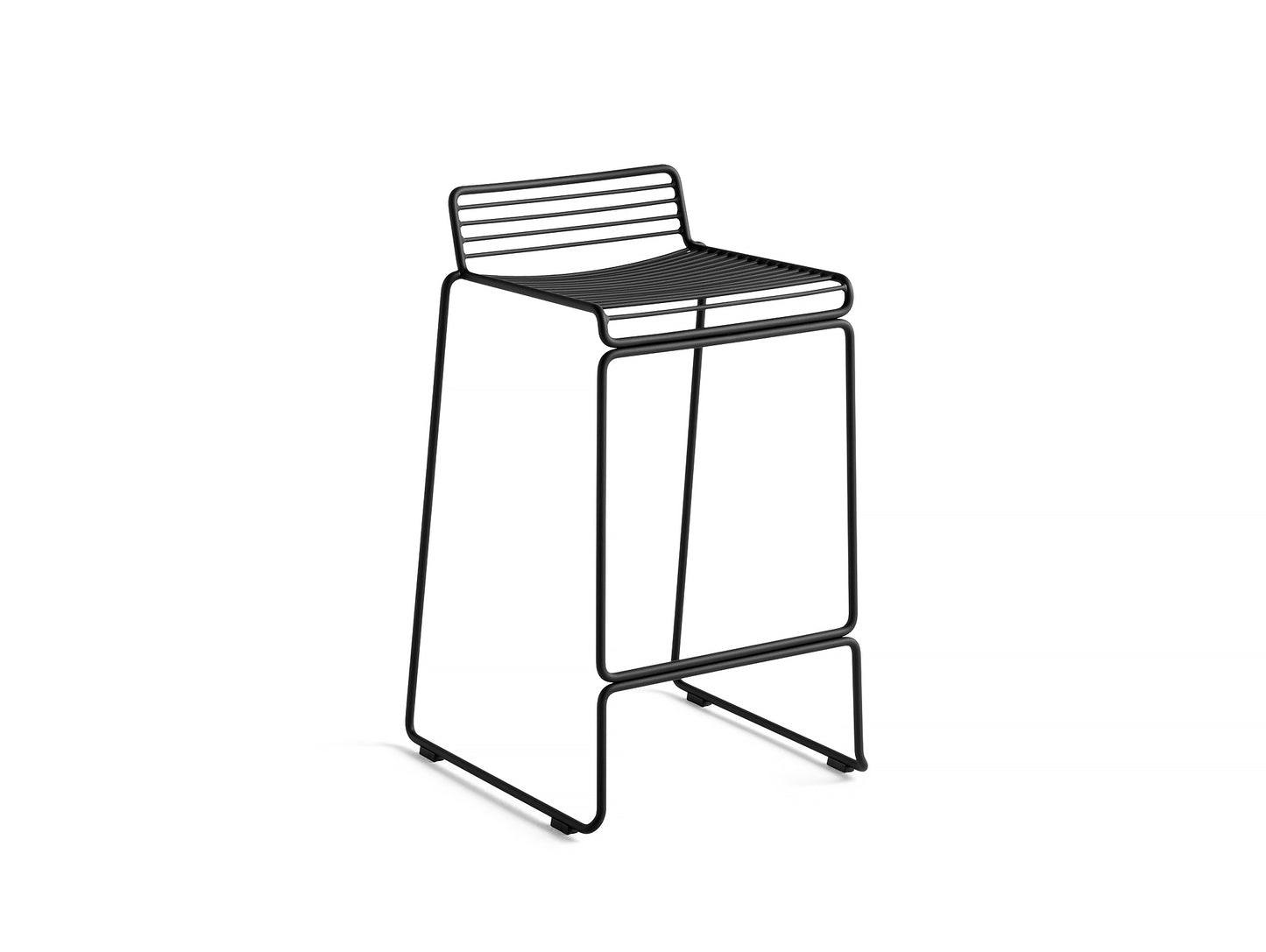 Hee Bar Stools - Black, 65 cm