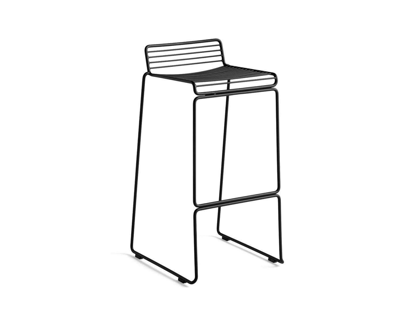 Hee Bar Stools - Black, 75 cm