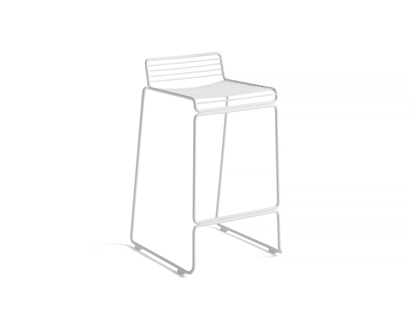 Hee Bar Stools - White, 65 cm