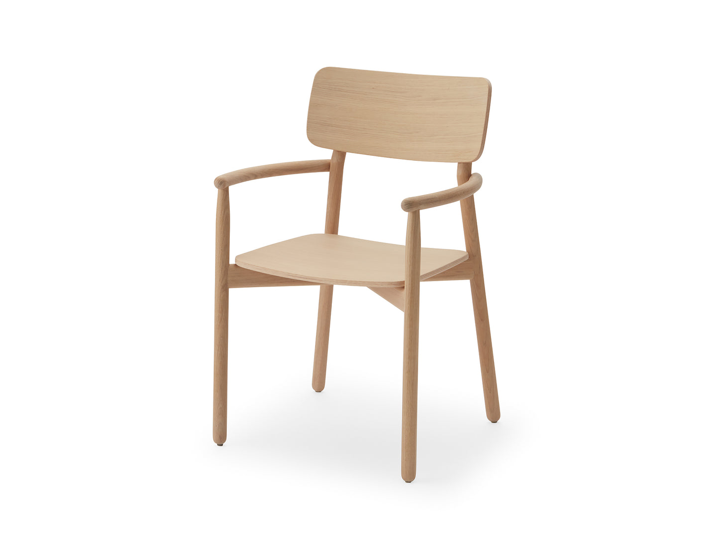 White Oiled Oak Hven Armchair by Skagerak