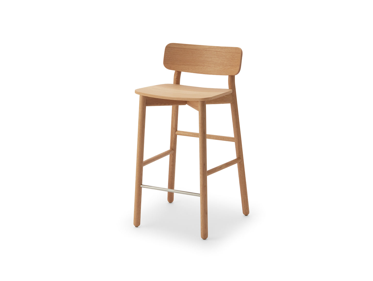 Oiled Oak Hven Bar Stool by Skagerak