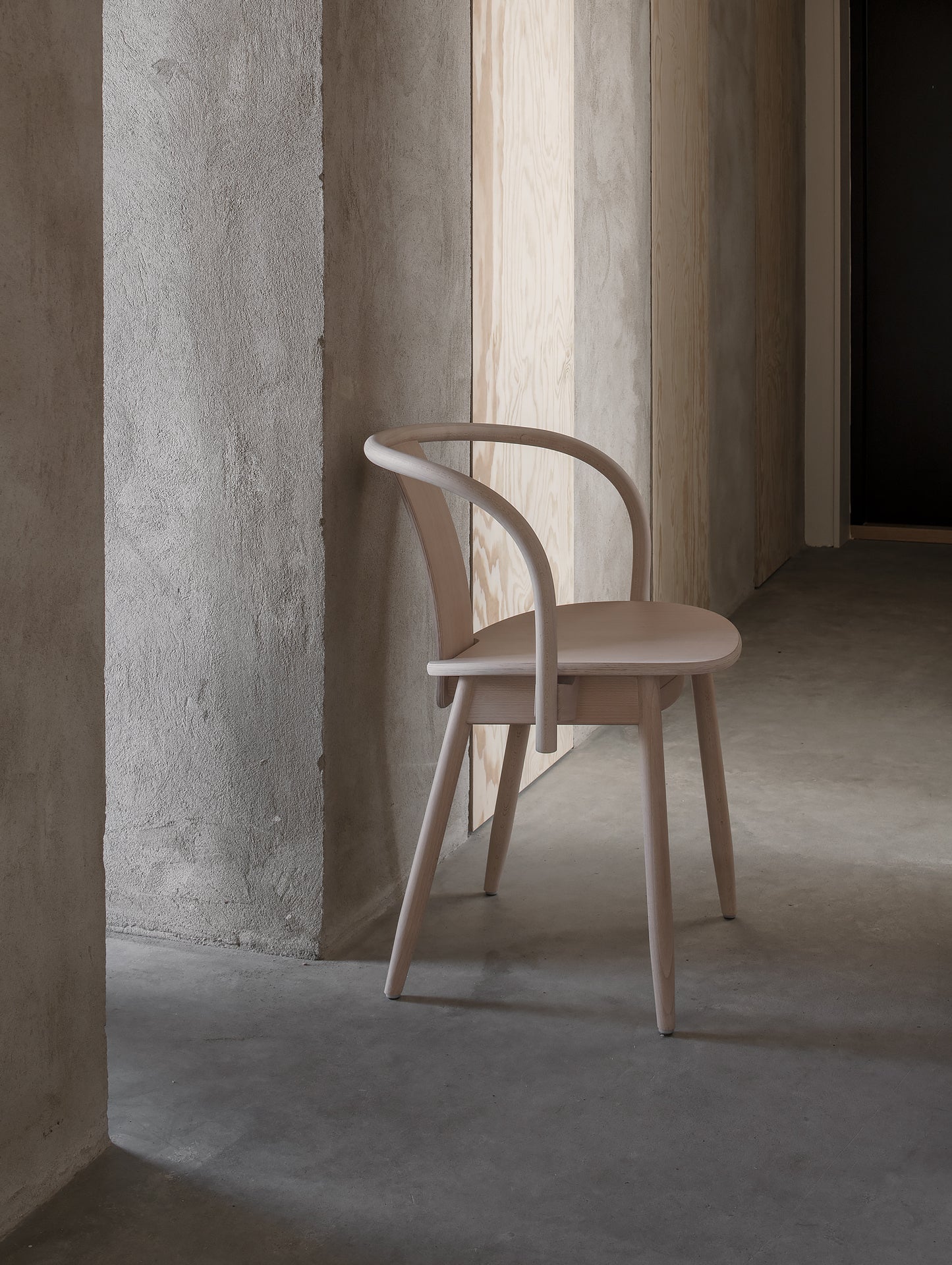 Icha Chair in Natural Beech by Massproductions