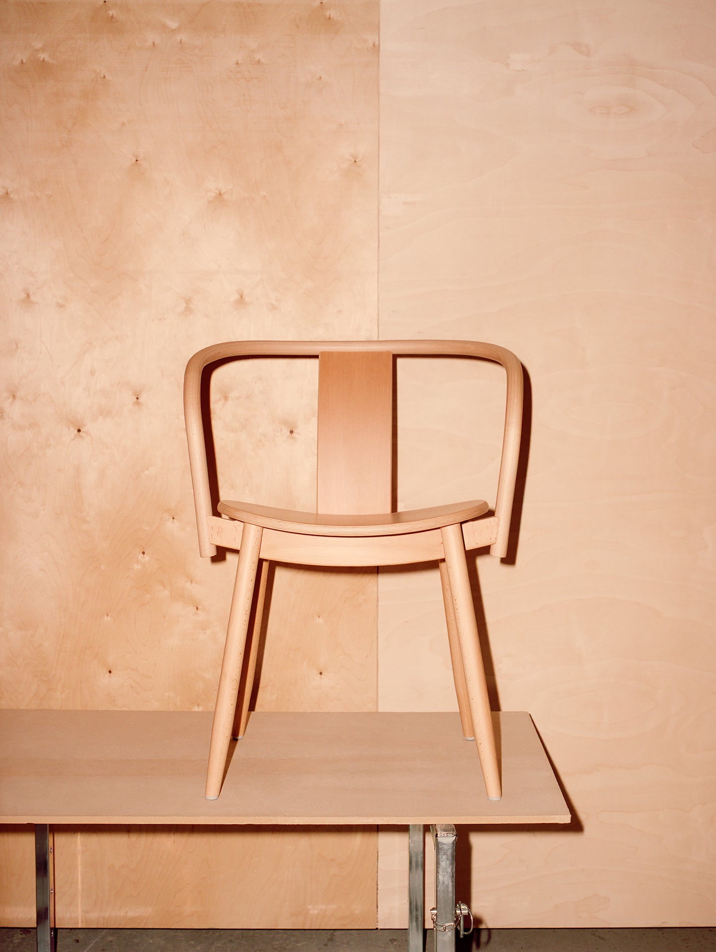 Icha Chair in Natural Beech by Massproductions