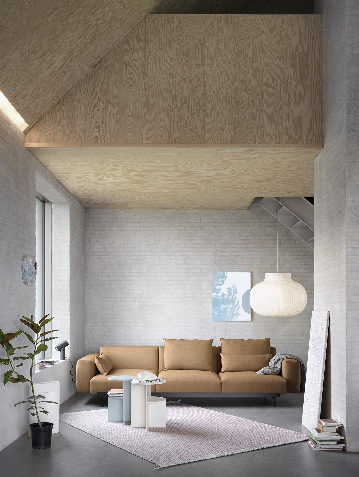 In Situ 3-Seater Modular Sofa by Muuto - Configuration 1 / Fiord 451