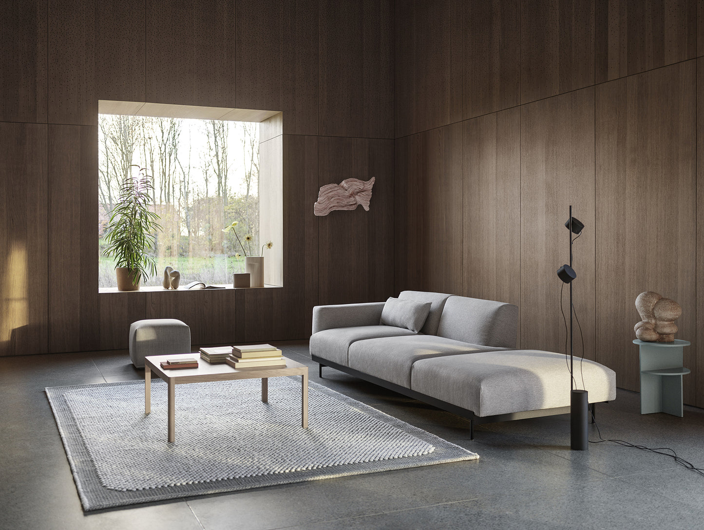 In Situ 3-Seater Modular Sofa by Muuto - Configuration 2 / Clay 12