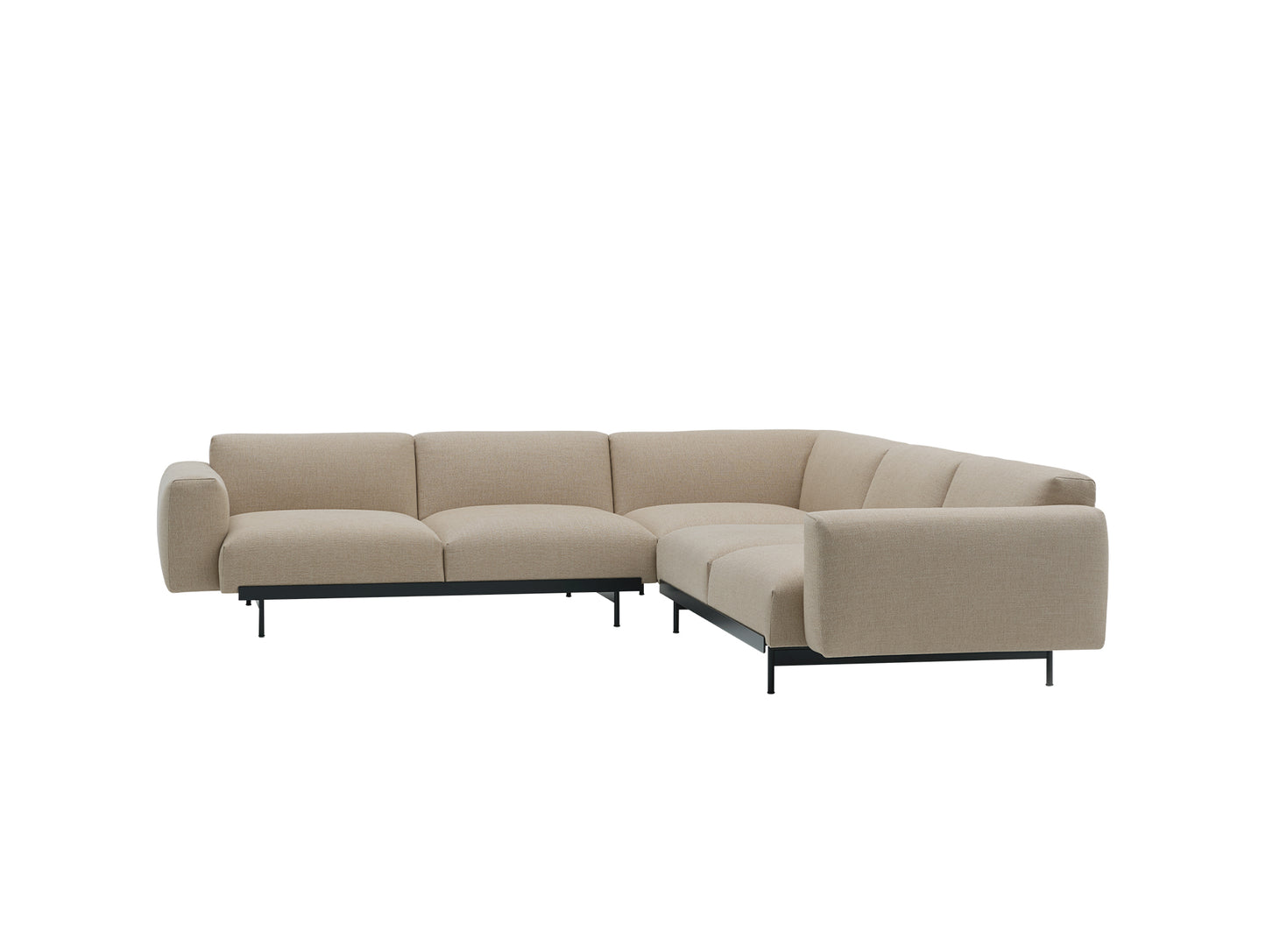 In Situ Corner Modular Sofa by Muuto - Configuration 1 / Ecriture 240