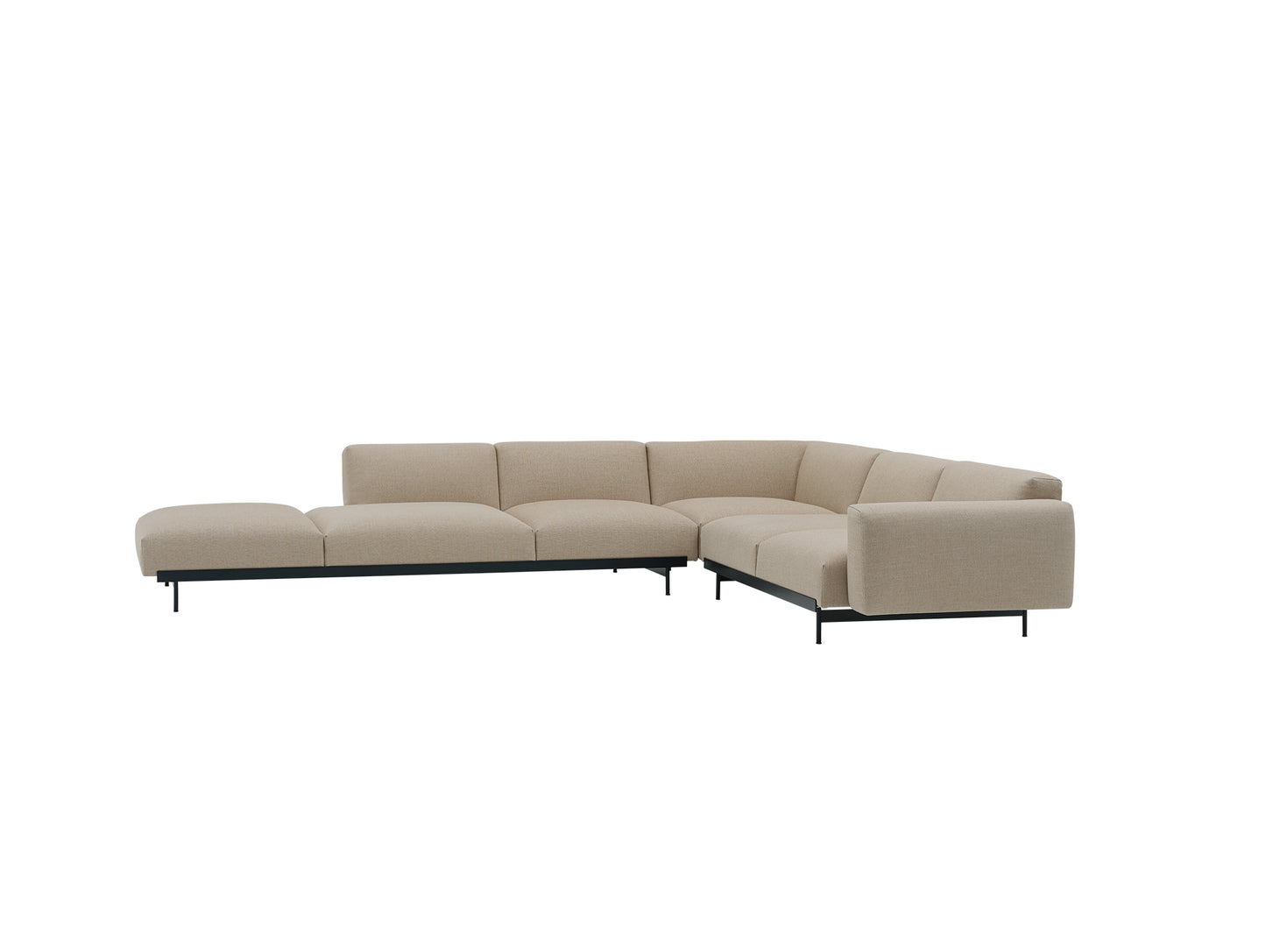 In Situ Corner Modular Sofa by Muuto - Configuration 6 / Ecriture 240