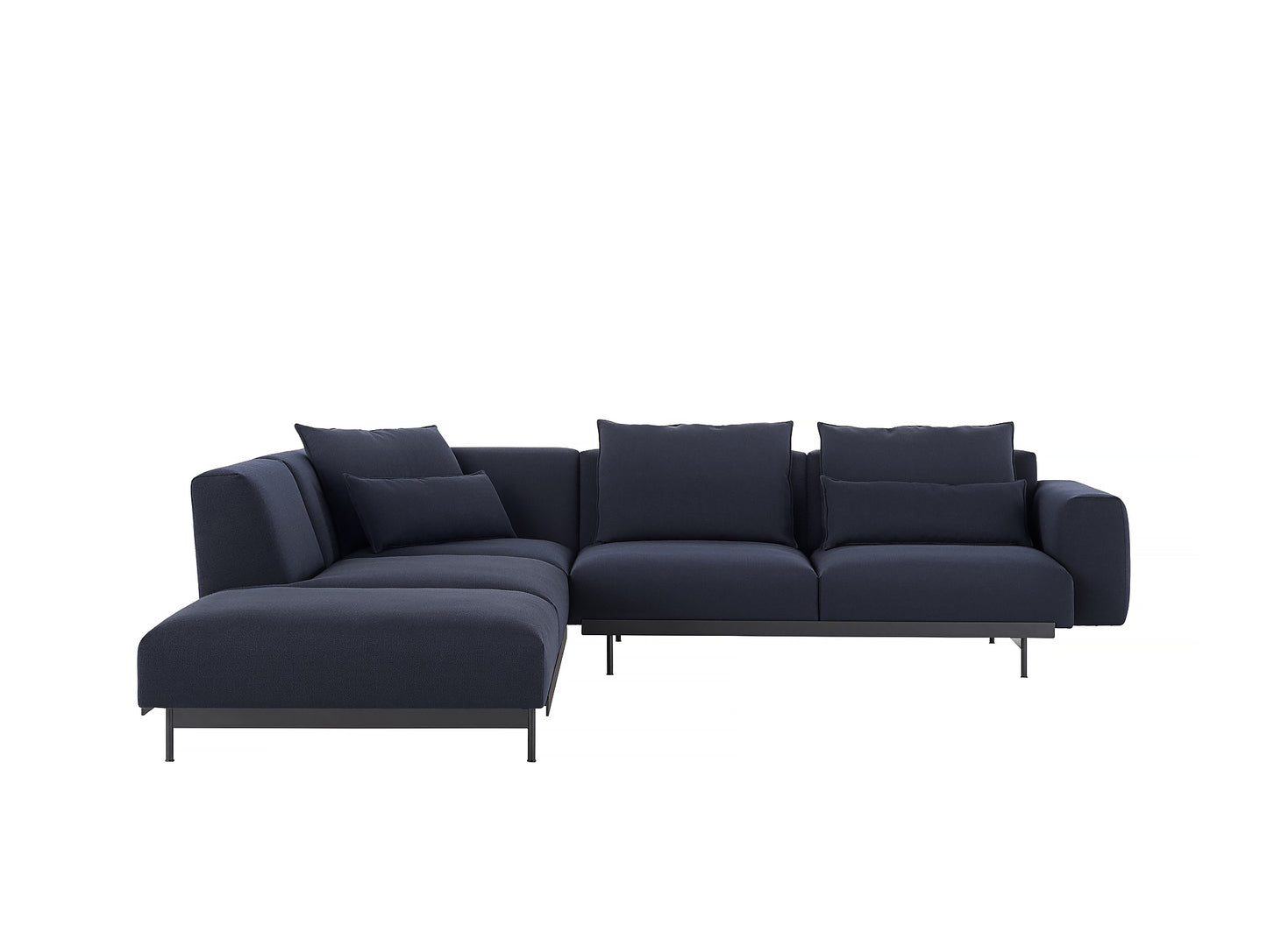 In Situ Modular Sofa Series Corner Configuration 2 in Vidar 554 by Muuto