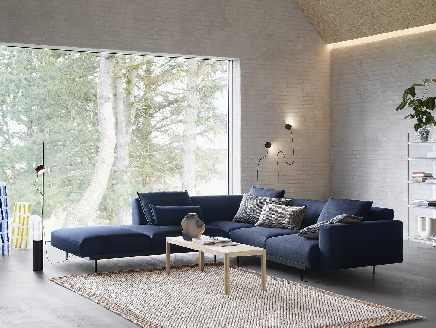 In Situ Modular Sofa Series Corner Configuration 2 in Vidar 554 by Muuto