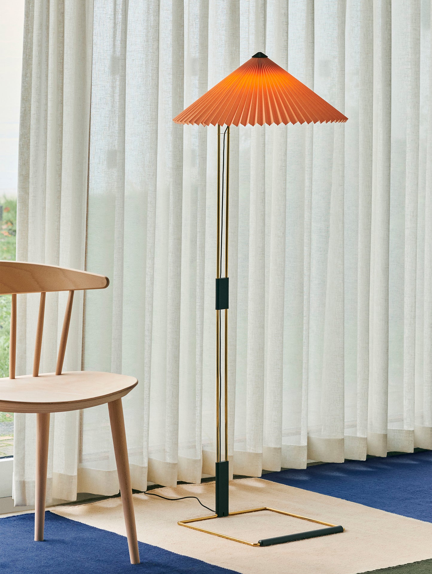 Matin Floor Lamp by HAY - Peach Shade