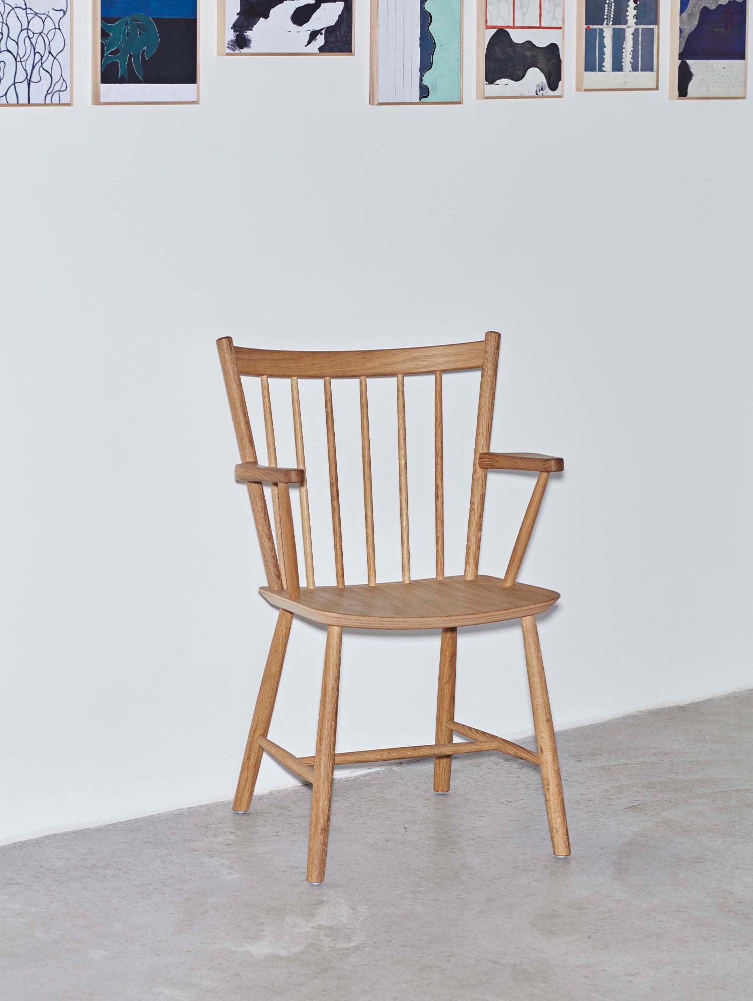 Oiled Oak J42 chair by HAY