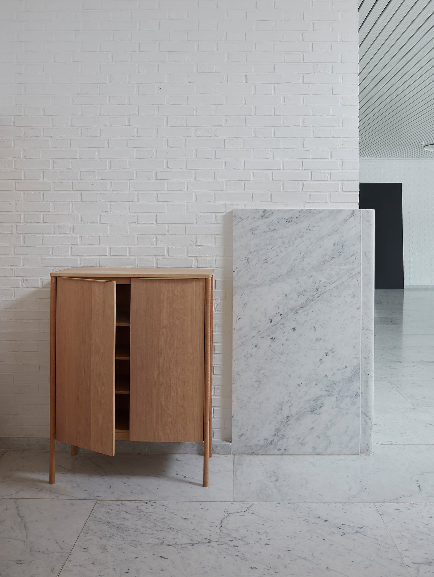 Jut High Cabinet in Oiled Oak by Skagerak