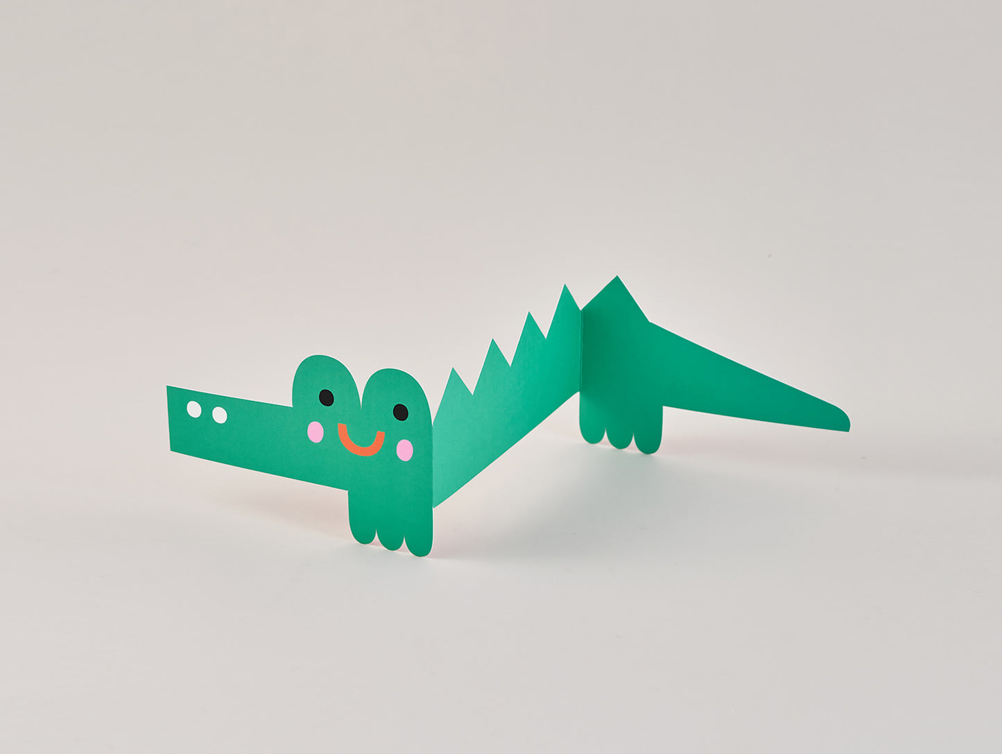 'Croc' Fold Out Greetings Card by Wrap Stationery