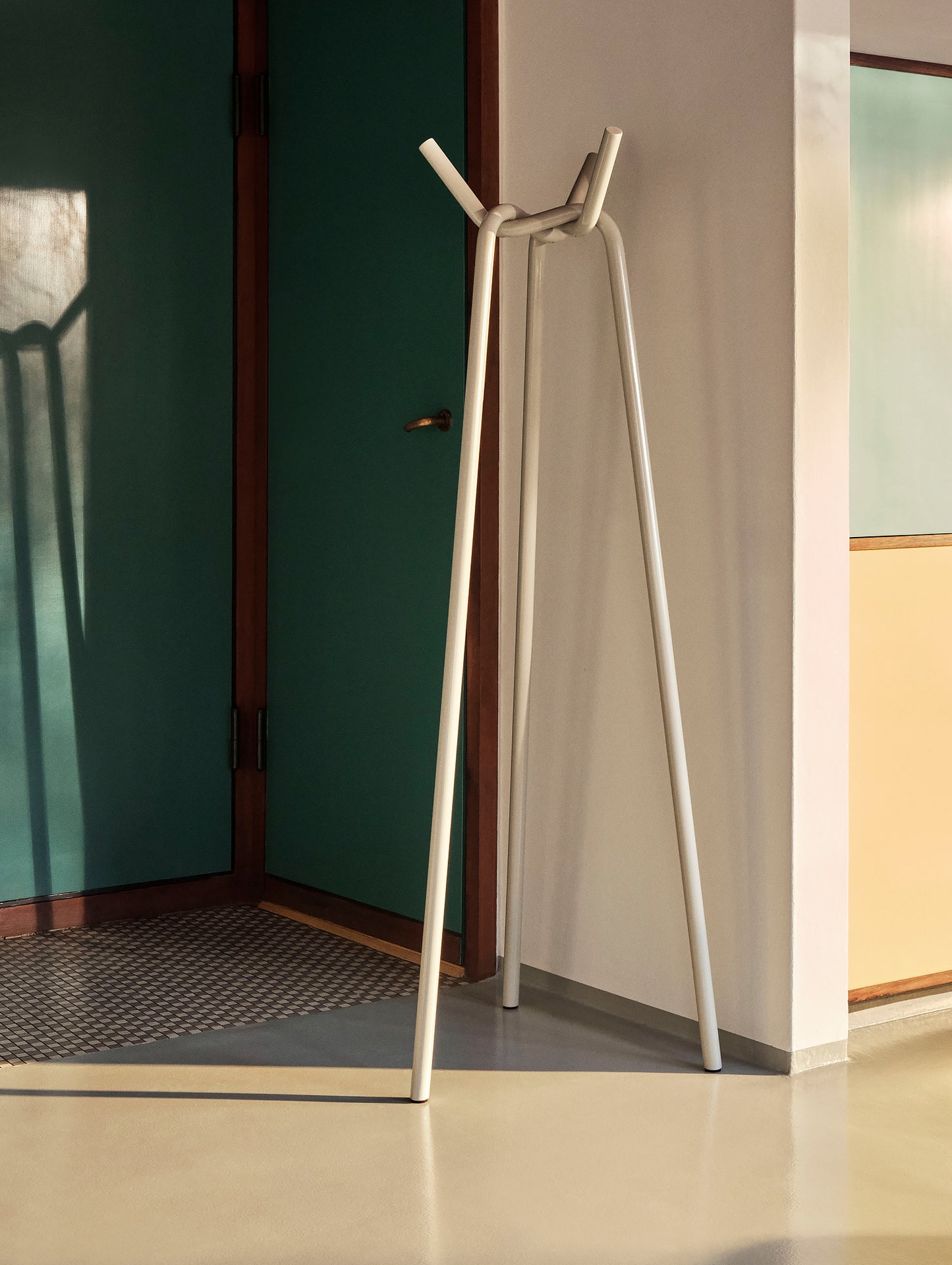 Grey Knit Coat Stand by HAY