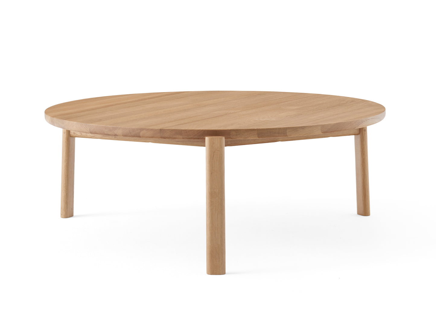 Passage Lounge Table by Menu - D90 cm / natural oak