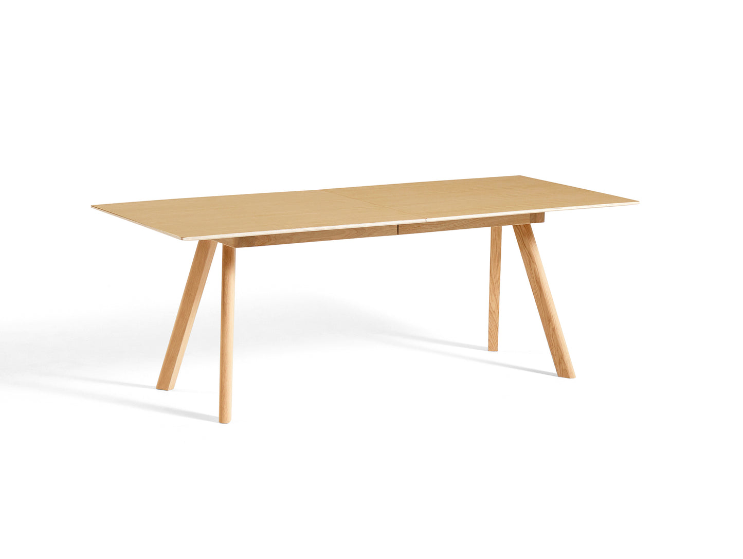 CPH30 Extendable Dining Table by HAY - L200 cm / Oak Veneer Tabletop with Lacquered Oak Base