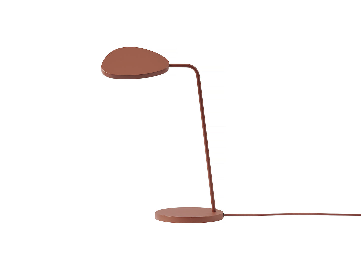 Copper Brown Leaf Table Lamp by Muuto