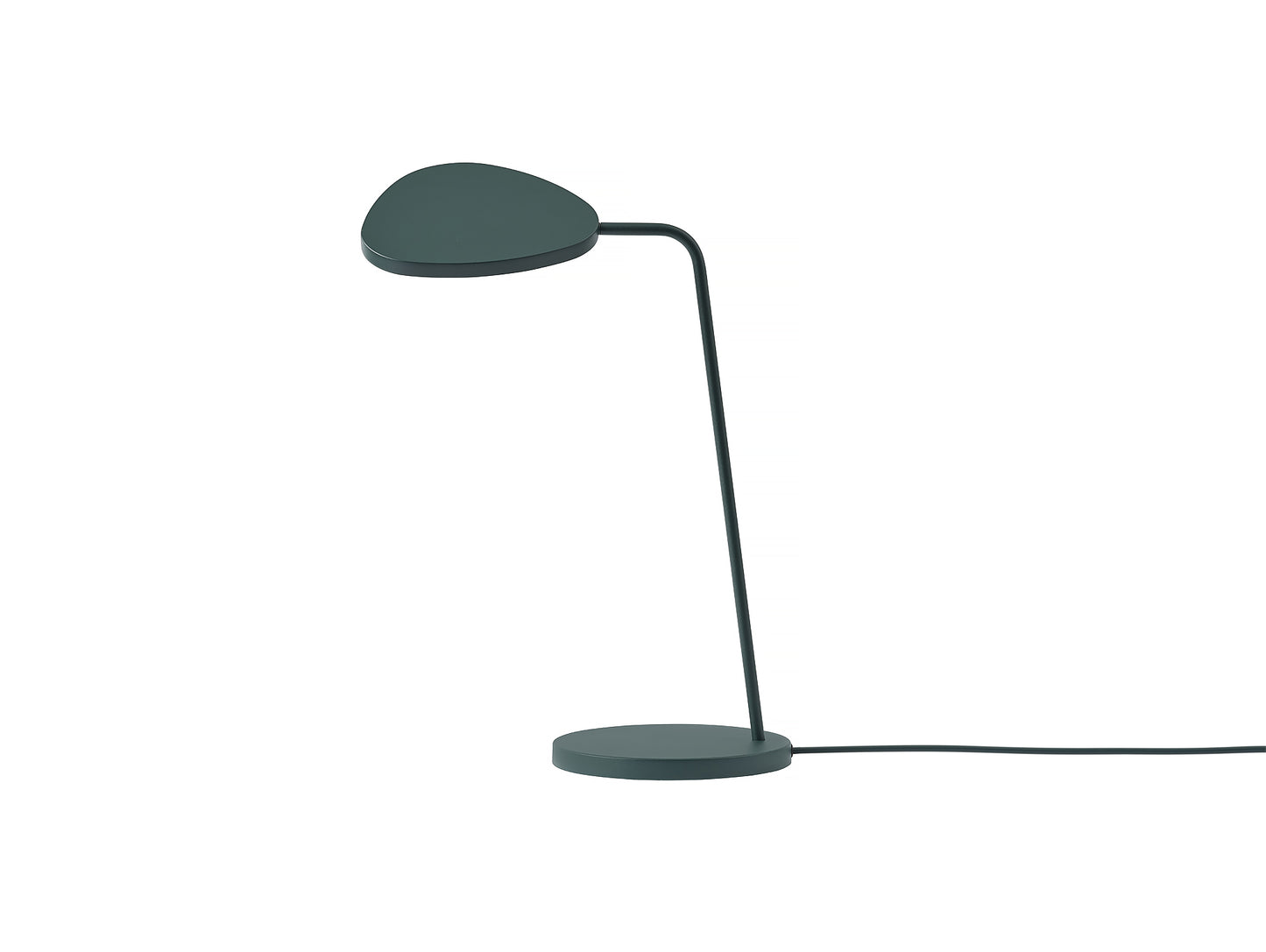 Dark Green Leaf Table Lamp by Muuto