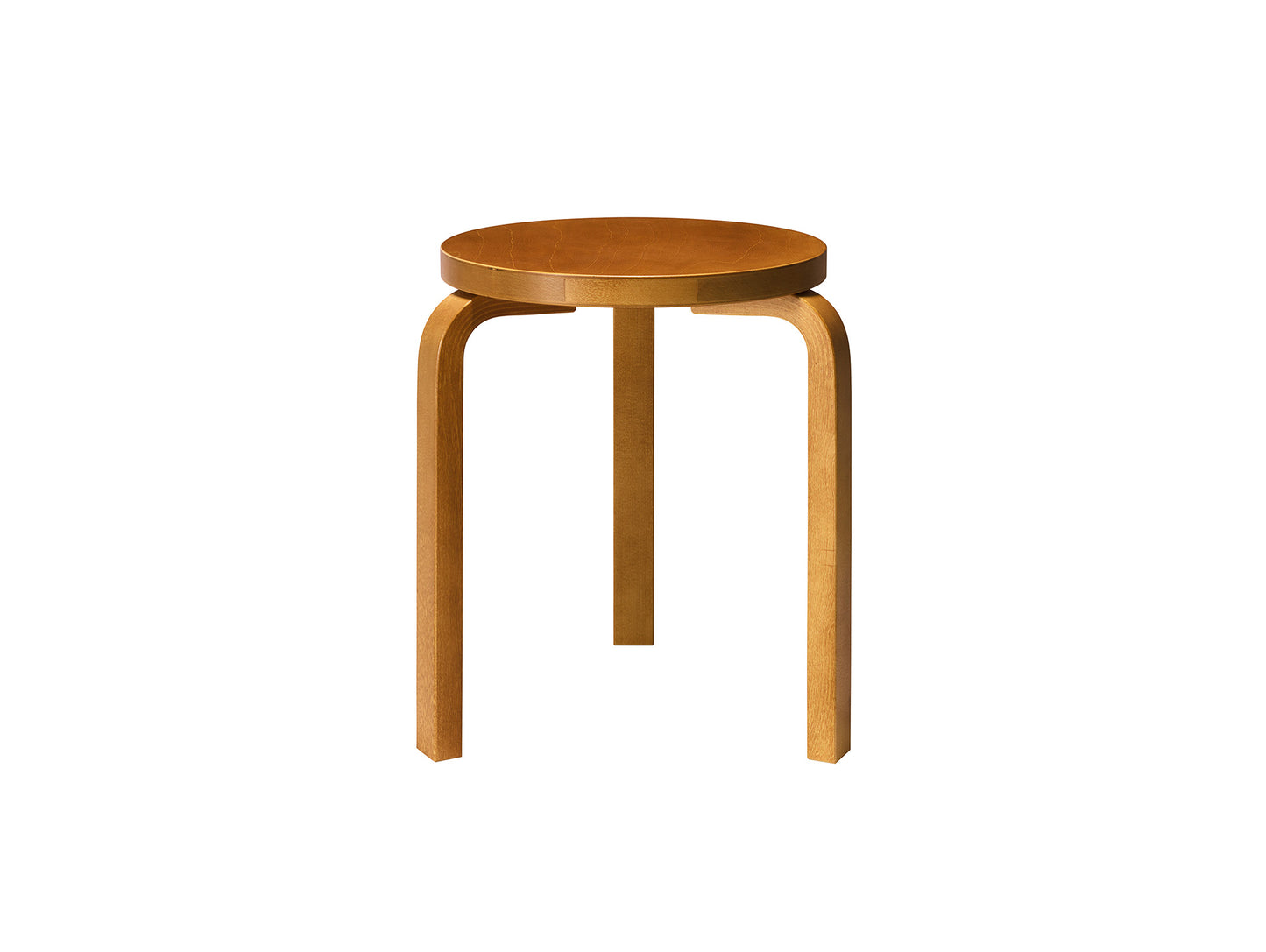 Alvar Aalto Stool 60 by Artek - Honey Stained