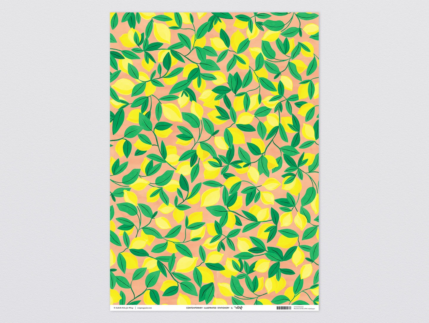 'Lemons' Wrapping Paper by Wrap