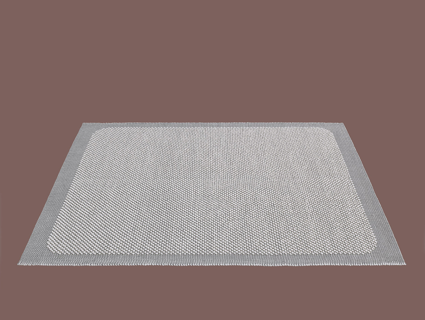 Large Light Grey Pebble Rug by Muuto