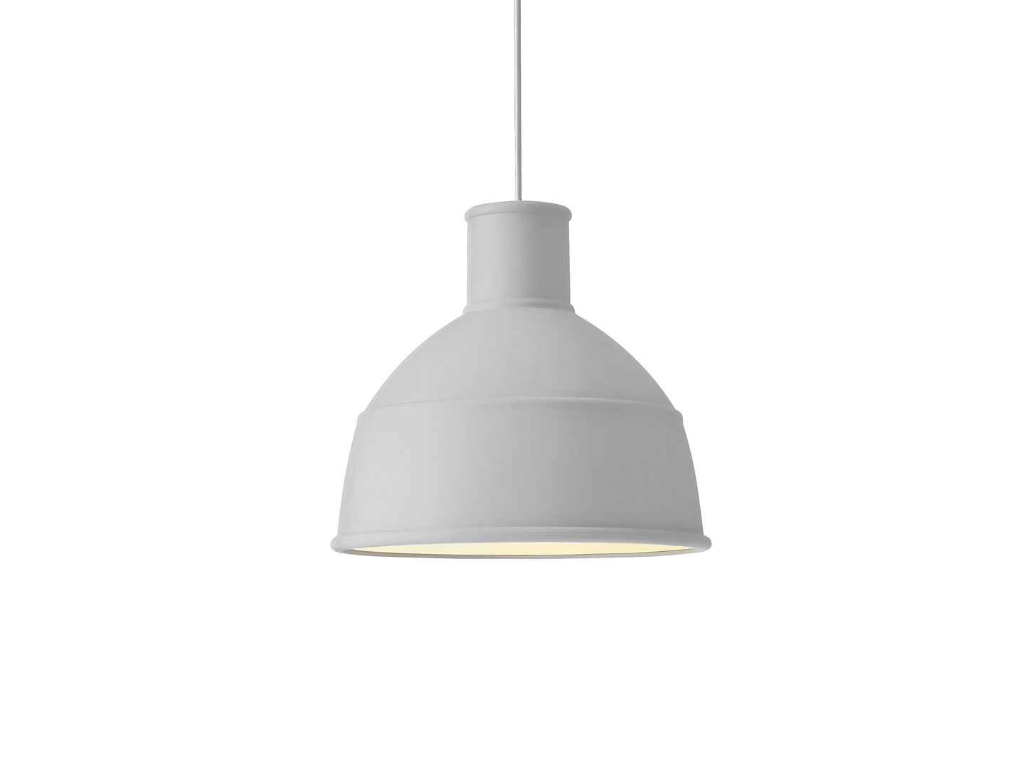 Unfold Rubber Pendant by Muuto - Light Grey