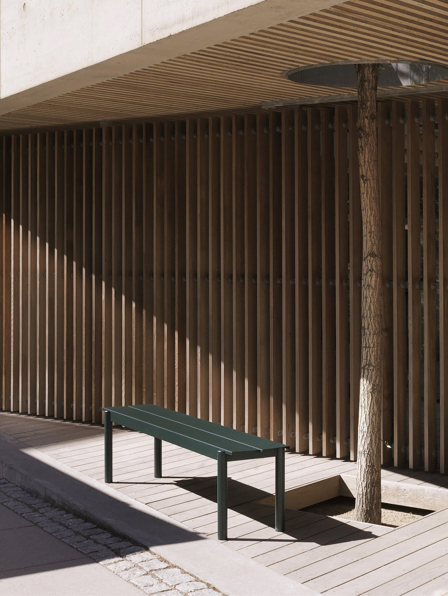 Muuto Linear Bench 170 cm - Dark Green