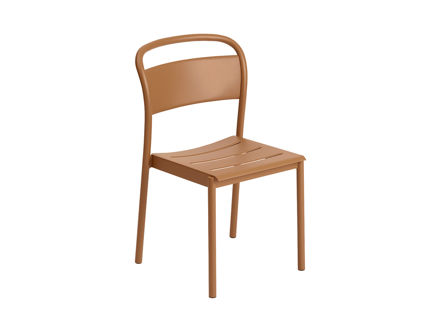 Linear Side Chair in Burnt Orange by Muuto