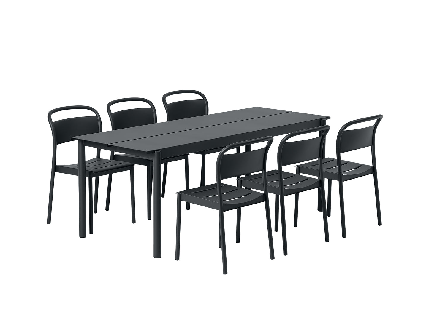 Linear Side Chair in Black by Muuto