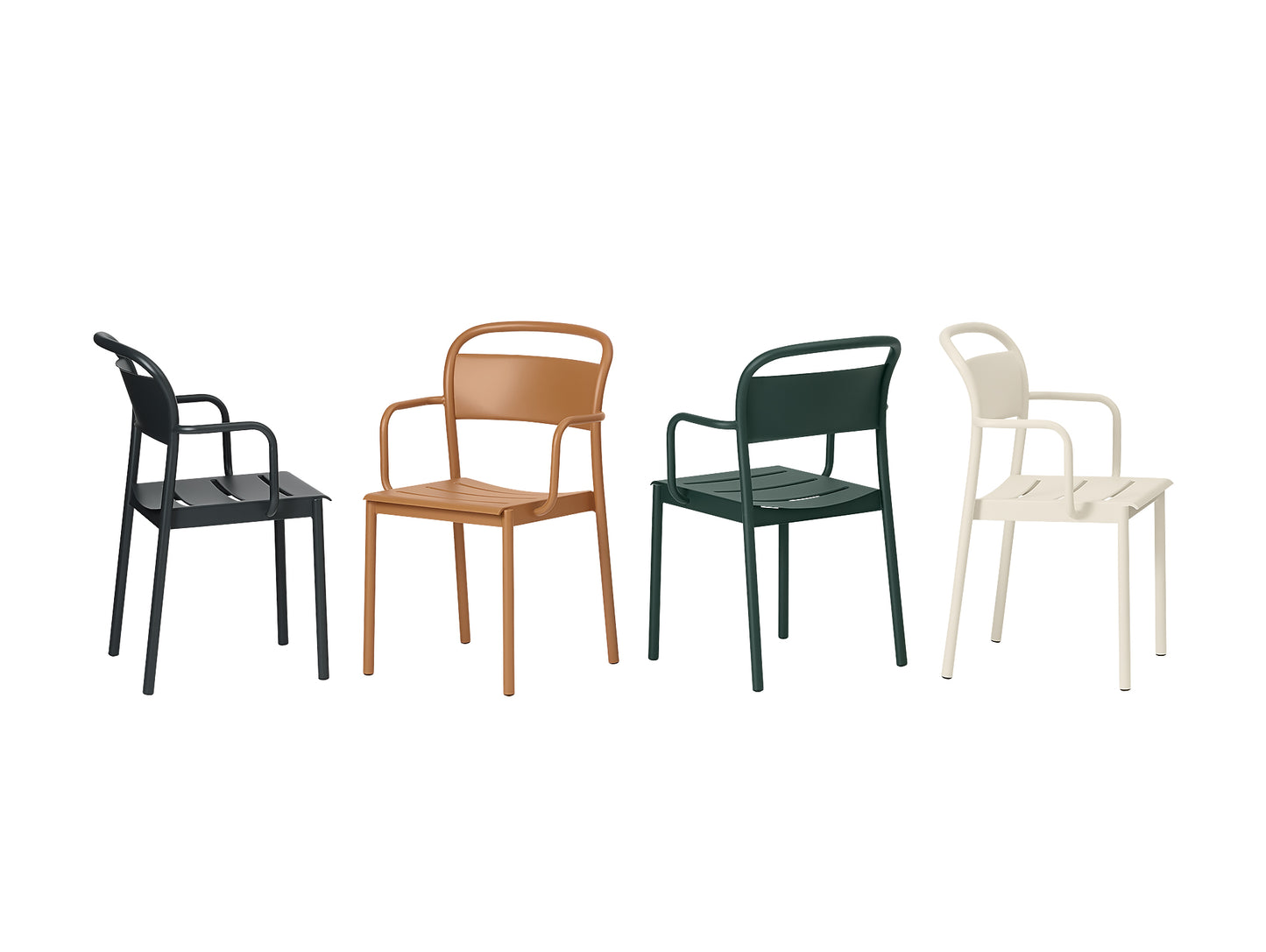 Linear Steel Armchair by Muuto