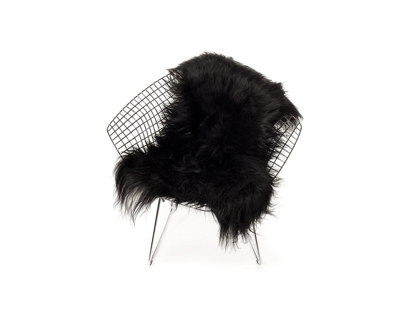 Cuero Long-haired Sheepskin - Black