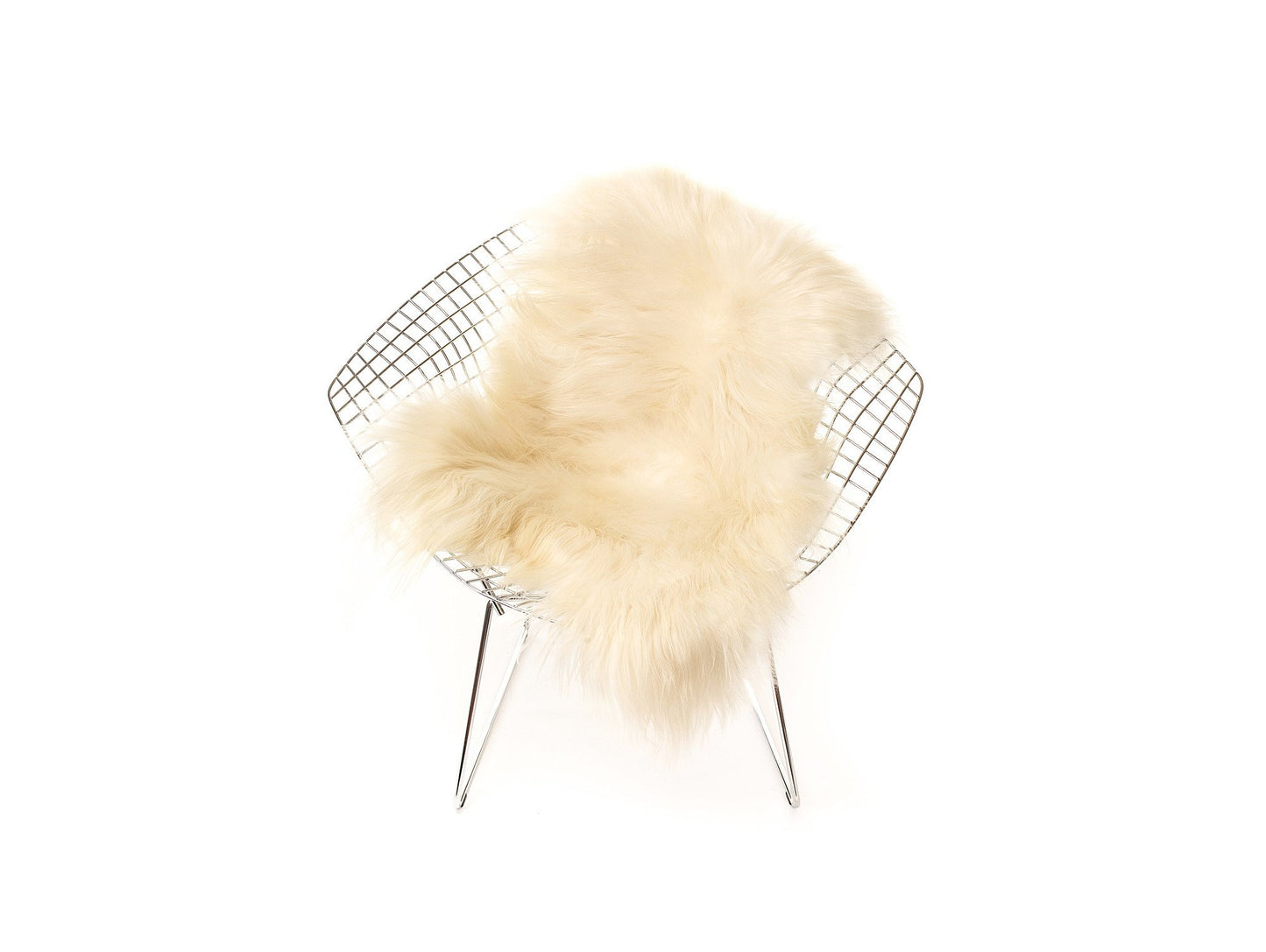 Cuero Long-haired Sheepskin - White