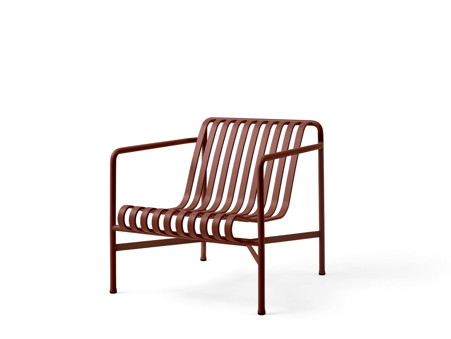 Palissade Lounge Chair, Low, Iron Red