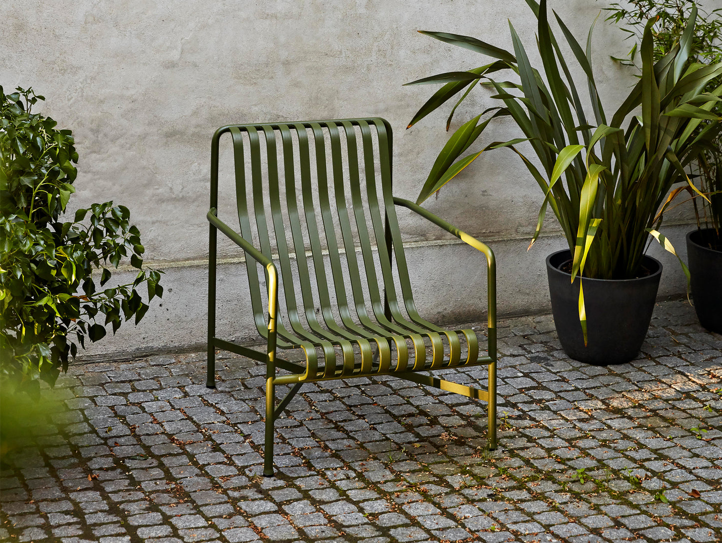 Palissade Lounge Chair, High, Olive