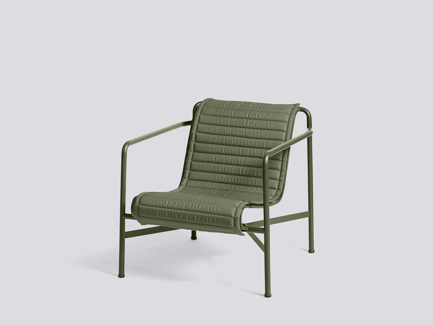 Palissade Quilted Cushions by HAY - Lounge Chair Low, Olive