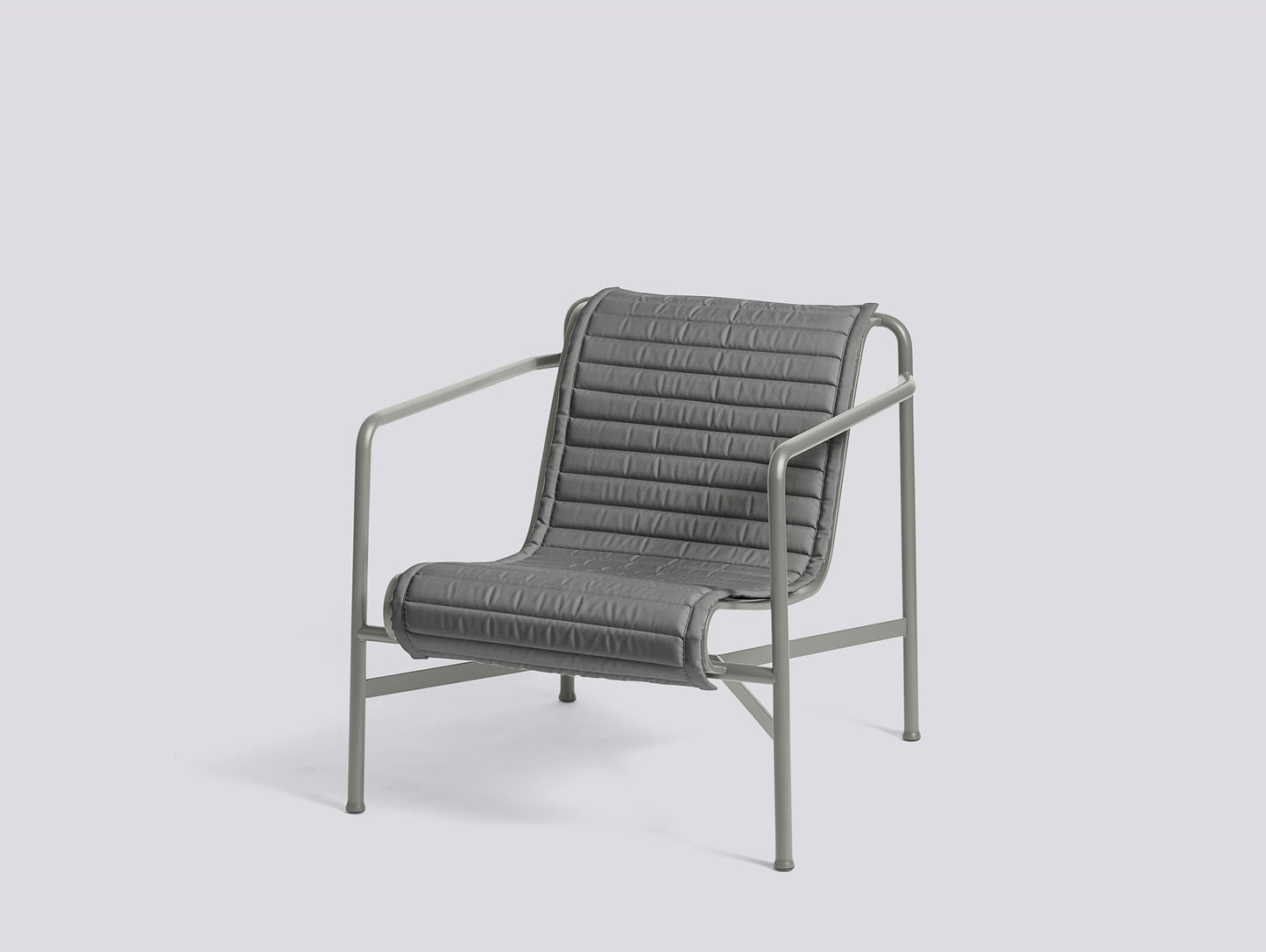 Palissade Quilted Cushions by HAY - Lounge Chair Low, Anthracite